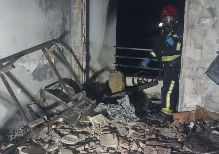 Bomberos actuando Can Picafort