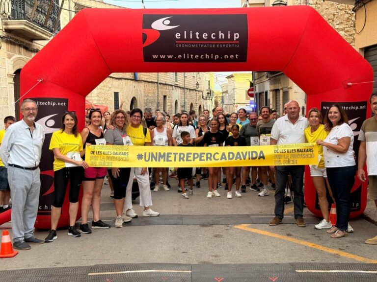 Carrera y marcha contra el suicidio en Binissalem