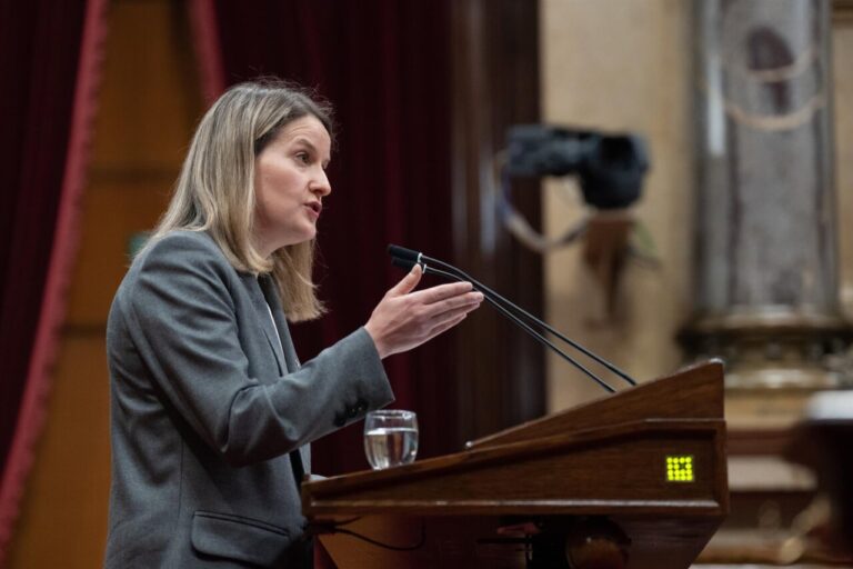 La consellera de Derechos Sociales, Mònica Martínez Bravo.