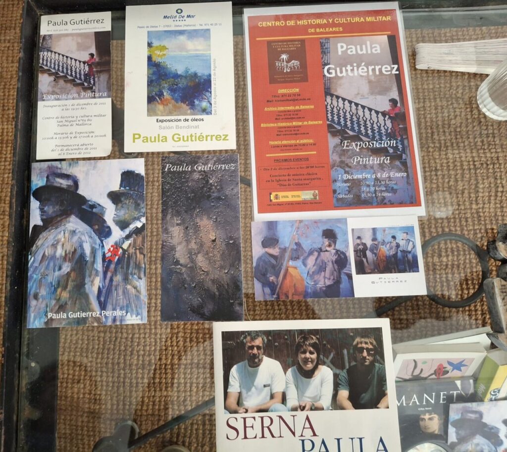 Paula Guitéerez y sus exposiciones