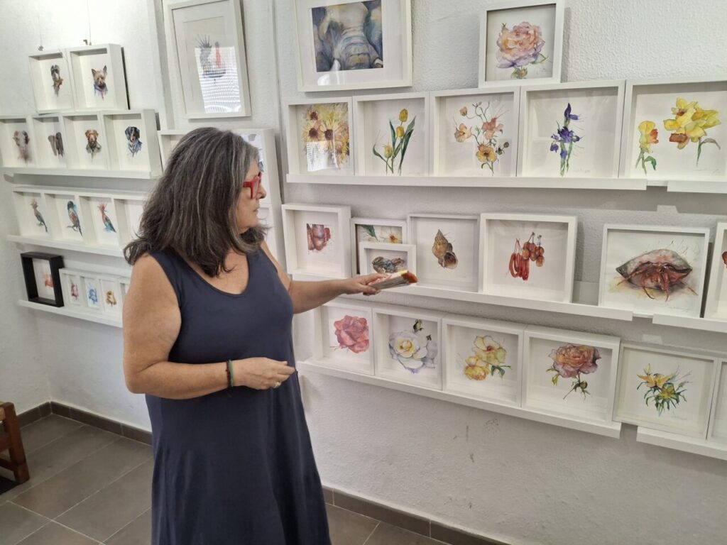 Paula Gutiérrez muestra sus obras