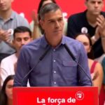 Pedro Sánchez en la Fiesta de la Rosa del PSC