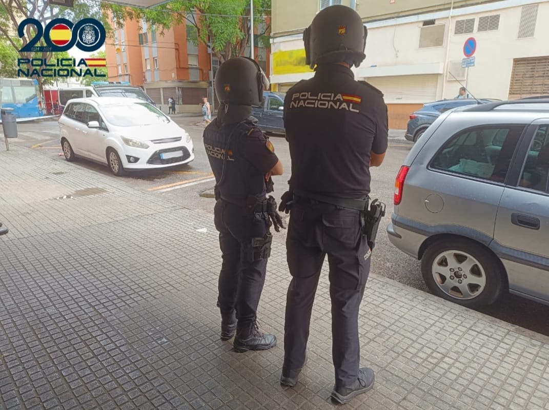 Policía Nacional en Son Gotleu
