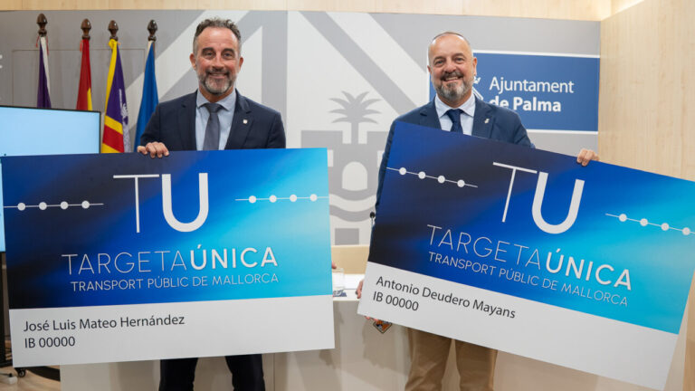 Tarjeta unica para todo el transporte publico de Mallorca