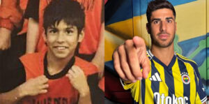 Marco Asensio en su infancia y en la actualidad como futbolista