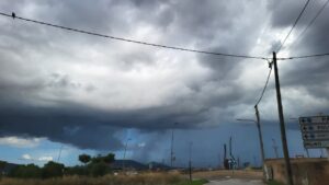 Tromba de agua en el norte de Mallorca