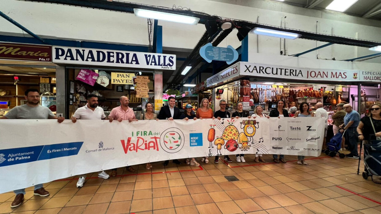 "El variat mallorquín es un 'batiburrillo' exquisito que pondrá al Mercat de Pere Garau en boca de toda Palma"