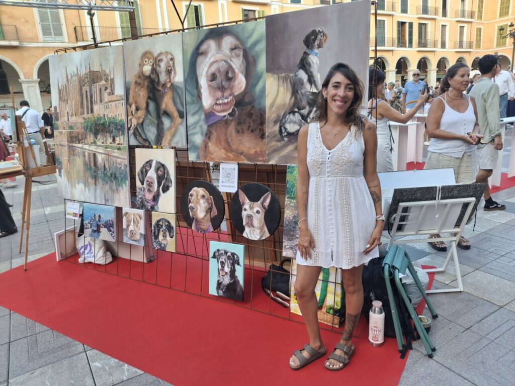 visitando exposiciones de la Nit de l'Art 2