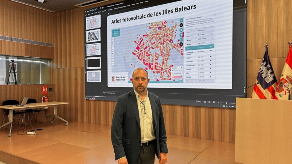 Presentación de la aplicación Atlas sobre energía solar en Baleares.