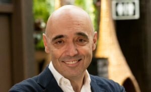 Cipri Quintas sonriente en el evento del RCD Mallorca Business Club