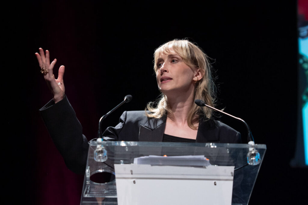 Actriz Ingrid García Jonsson en la gala inaugural del festival de cine