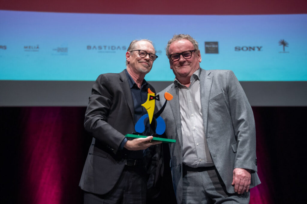 Steve Buscemi y Phedon Papamichael en la gala inaugural del festival