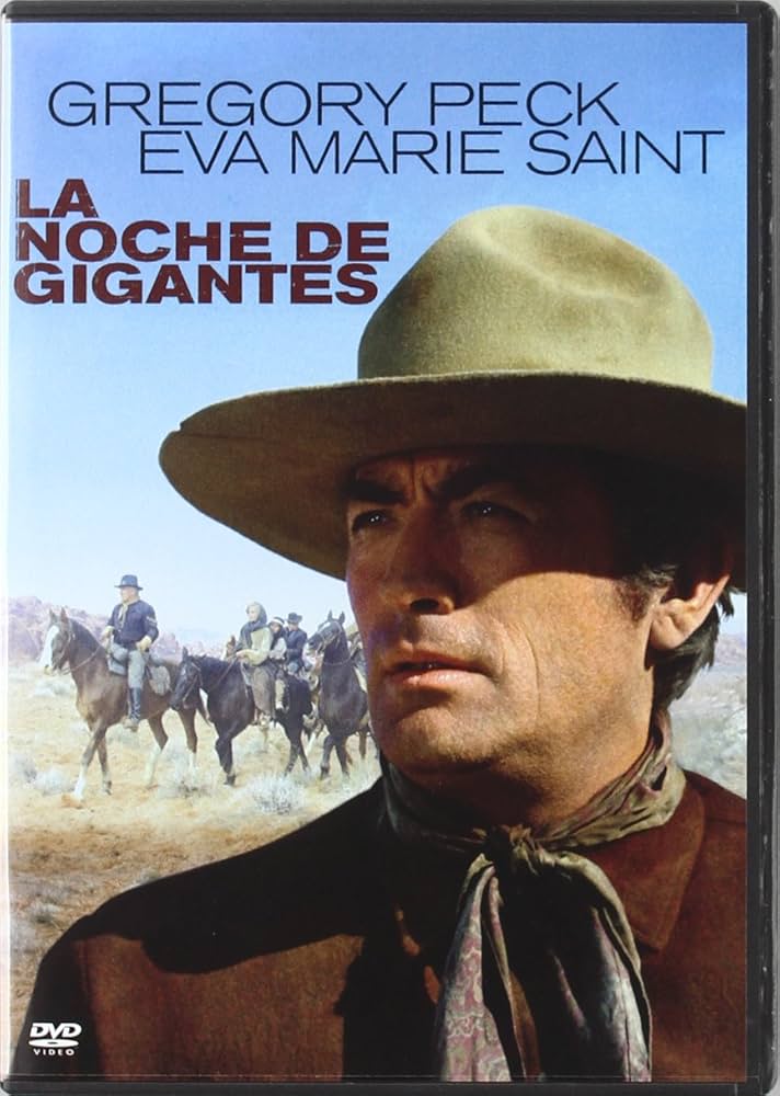 Portada de la película La noche de los gigantes con Gregory Peck