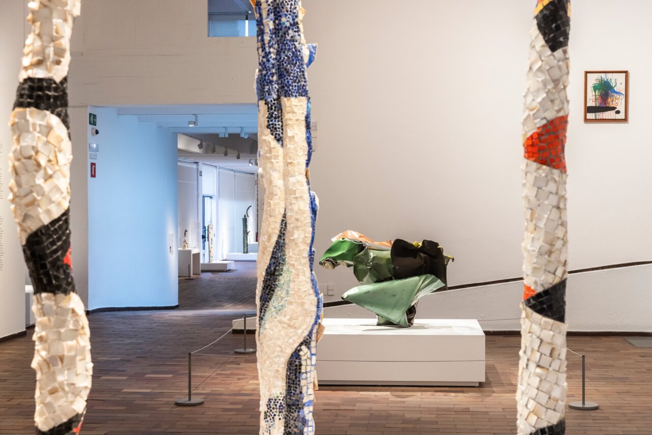 Vista de la exposición de Miró en la Fundación Miró de Barcelona