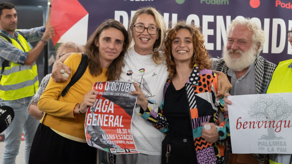 Reyes Rigo con Lucía Muñoz y Alejandra Martínez en Palma