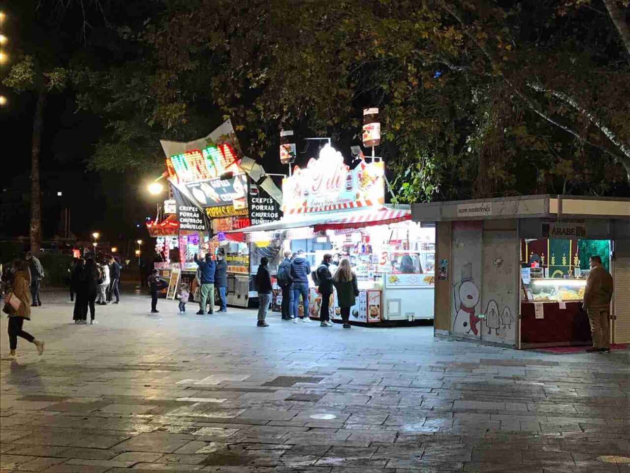 Puestos de churros en Palma. | Fuente: Ajuntament de Palma.