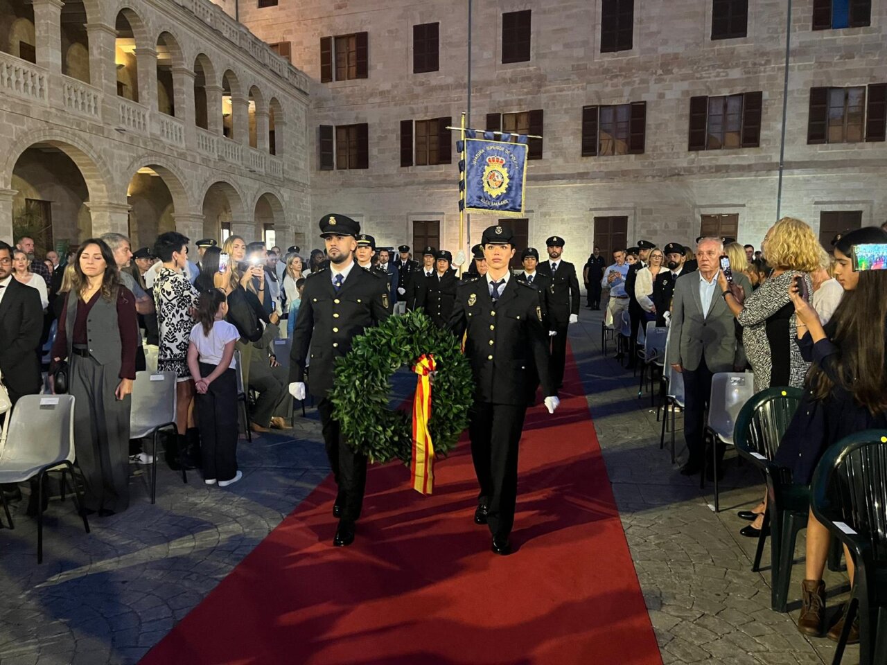 Acto de celebración del patrón de la Policía Nacional en La Misericòrdia, Palma.
