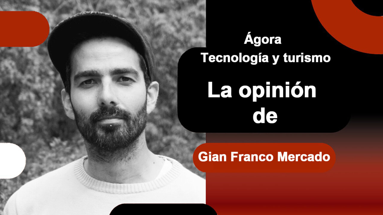 Retrato de Gian Franco Mercado en un fondo natural