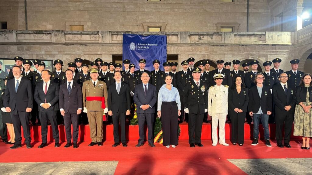 Acto de celebración del Día del Patrón de la Policía Nacional en Palma
