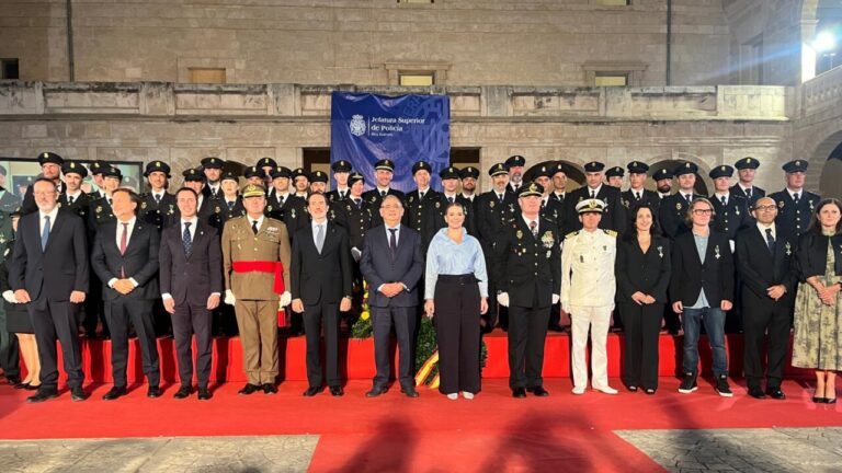 Acto de celebración del Día del Patrón de la Policía Nacional en Palma