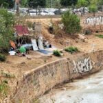Chabola en Sa Riera, un asentamiento precario junto al agua.