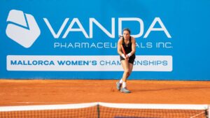 Cristina Díaz en acción durante el Mallorca Women's Championships