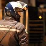 Policía Nacional en acción durante la detención de sospechosos de robos.