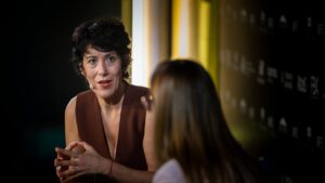 Elma Saiz hablando sobre inclusión y cotizaciones de autónomos