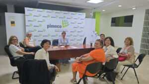 Reunión de floristas en la sede de PIMECO en Mallorca