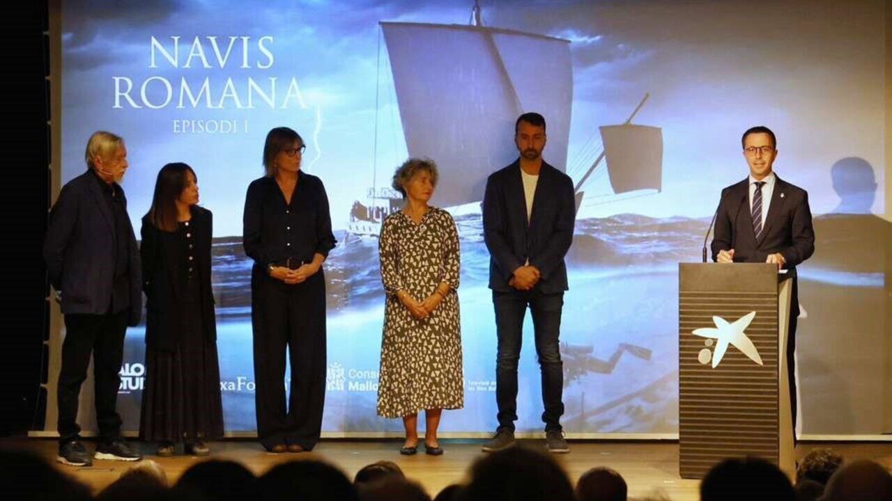 Presentación del documental Navis Romana sobre el pecio de Ses Fontanelles