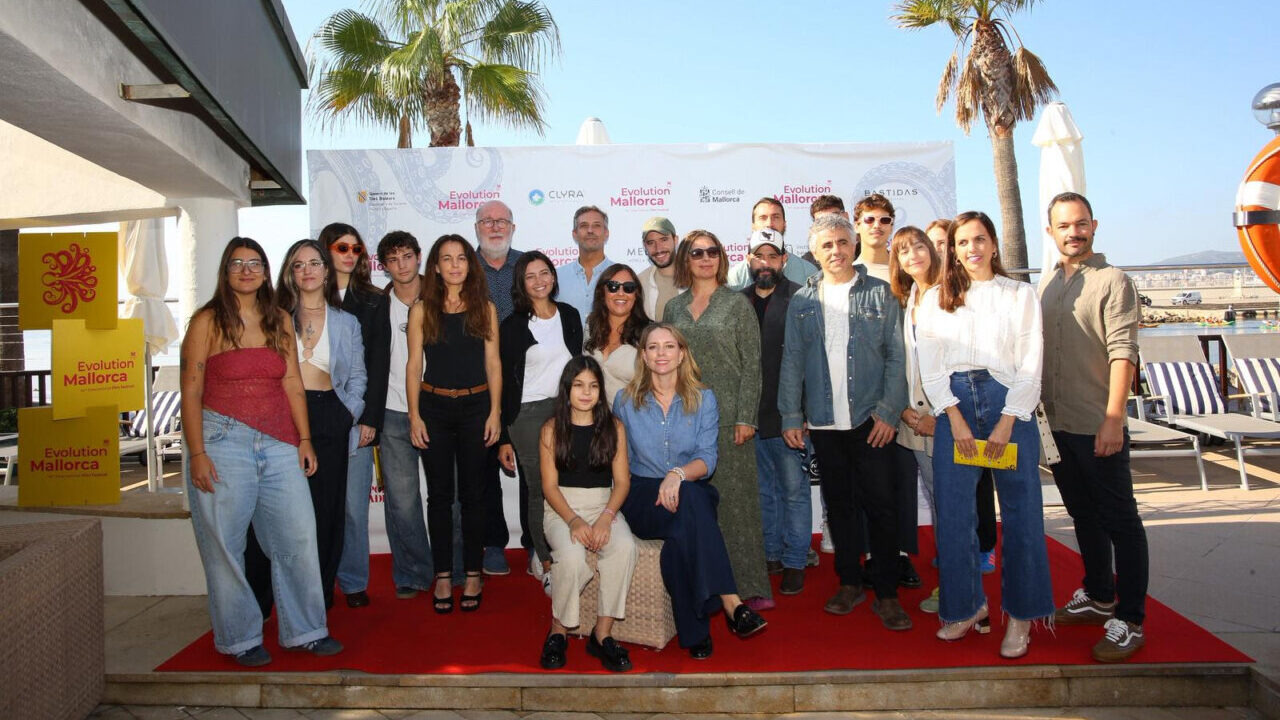 Grupo de directores y miembros del festival en Palma de Mallorca