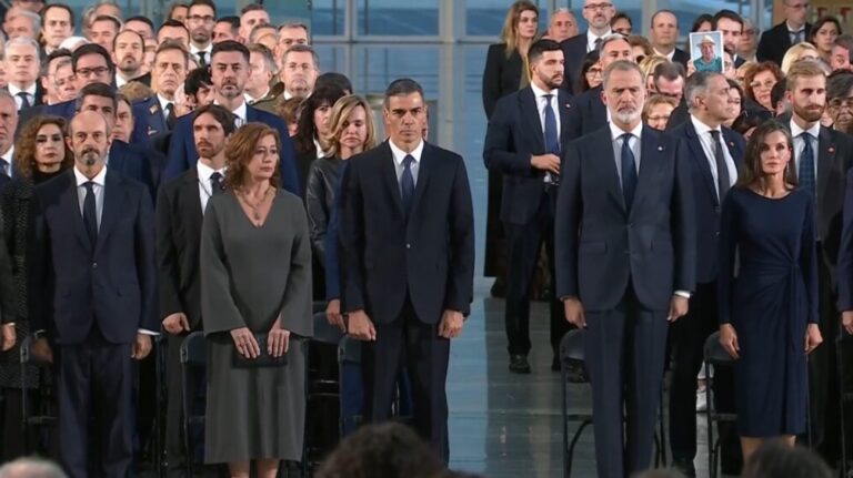 Ceremonia del funeral de Estado en Valencia para las víctimas de la DANA