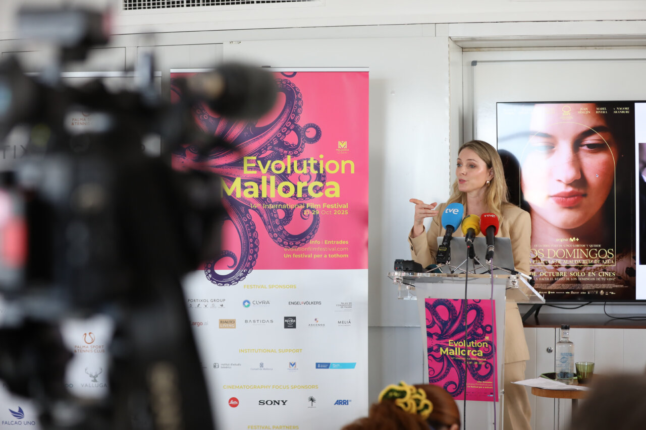 Sandra Lipski presenta el Evolution Mallorca Film Festival 2025.