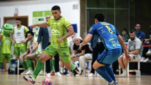 Jugador del Illes Balears Palma Futsal en acción durante un partido