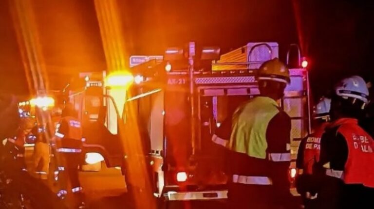 Bomberos de Palma trabajando