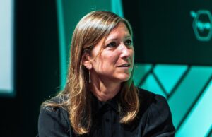 Isabelle Aberman, nueva directora de Majorica, en un evento reciente.