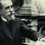 Retrato de Joan Alcover, poeta y político mallorquín destacado.