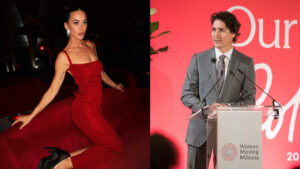 Katy Perry y Justin Trudeau en un evento reciente.