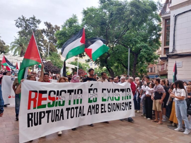 Manifestación pro Palestina en Palma
