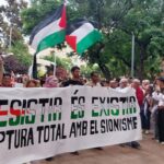 Manifestación pro Palestina en Palma