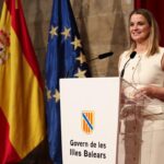 Marga Prohens durante su discurso en el Día de la Hispanidad