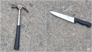 Agrede a su casero con un martillo y amenaza con quemar la casa con su expareja dentro