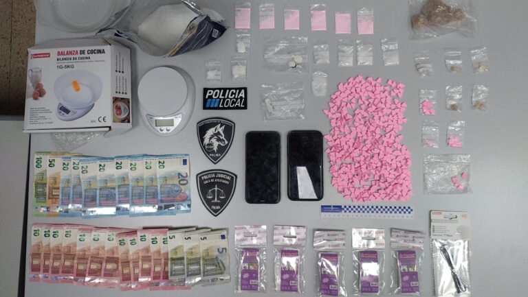 Pillado con tusi, cristal, ketamina y MDMA en su coche