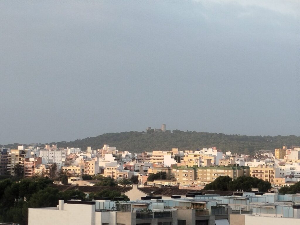 Cielo nuboso Palma