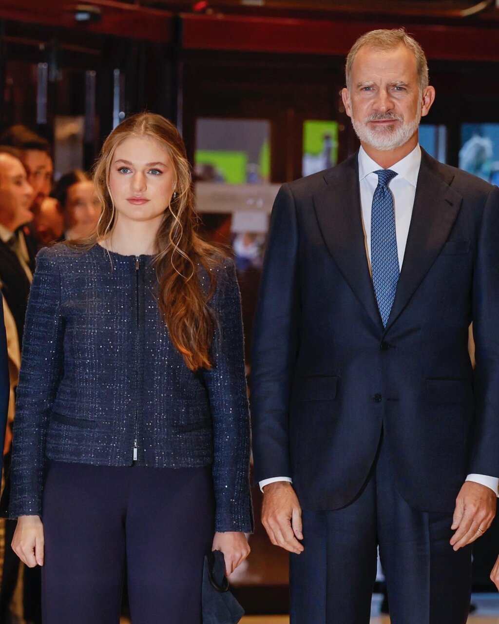 La reina Letizia y la princesa Leonor en evento en Oviedo
