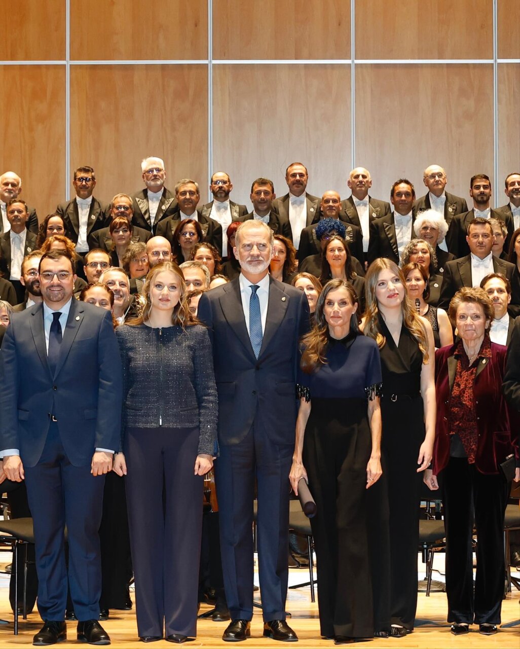 La reina Letizia y su familia en el evento de los Premios Princesa de Asturias en Oviedo