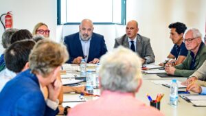 Reunión del jurado para el concurso del Recinto Ferial de Palma.