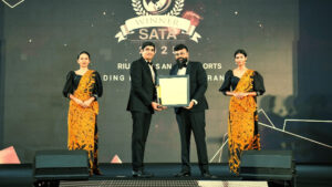 Entrega del premio Gold Winner a RIU Hotels en Sri Lanka