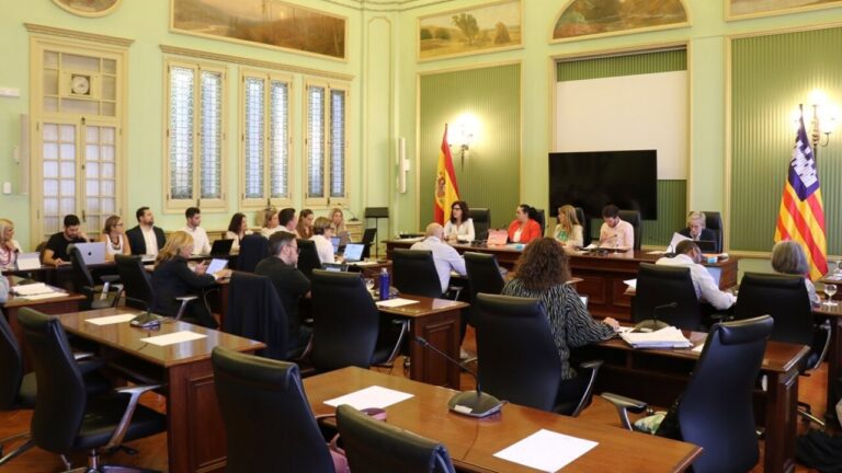 Sandra Fernández durante su intervención en la Comisión de Asuntos Sociales del Parlament