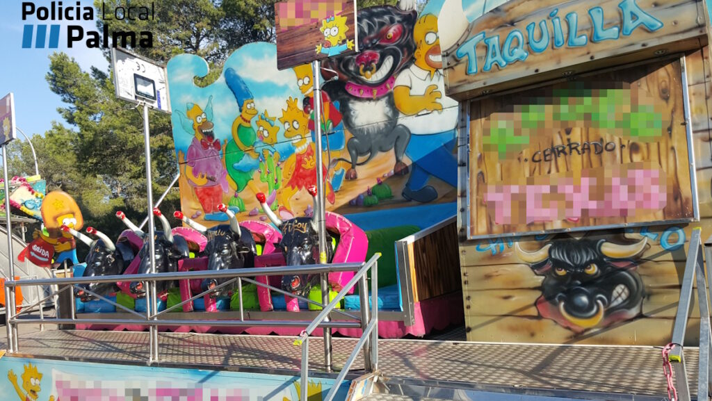 Investigada tras simular el robo de una atracción de feria